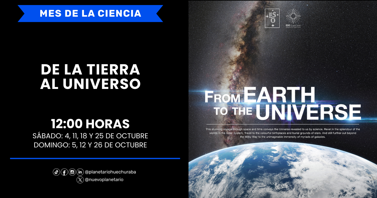 DE LA TIERRA AL UNIVERSO