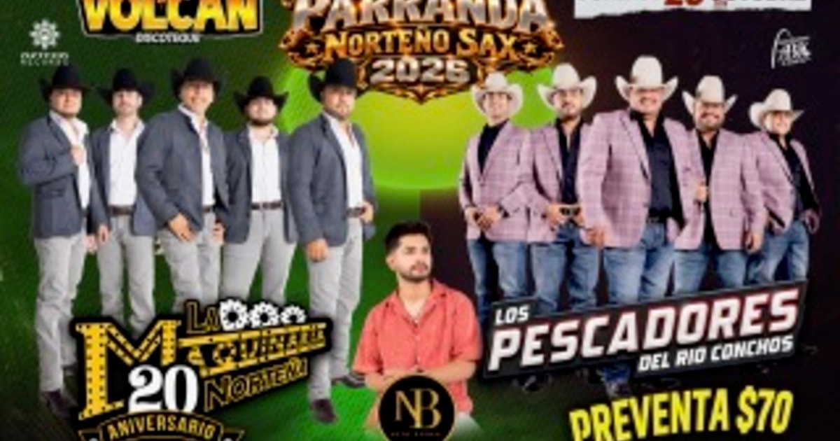Parranda Norteña Sax 2026-La Maquinaria Norteña-Los Pescadores del Rio Conchos-Neto Bernal-El Volcan