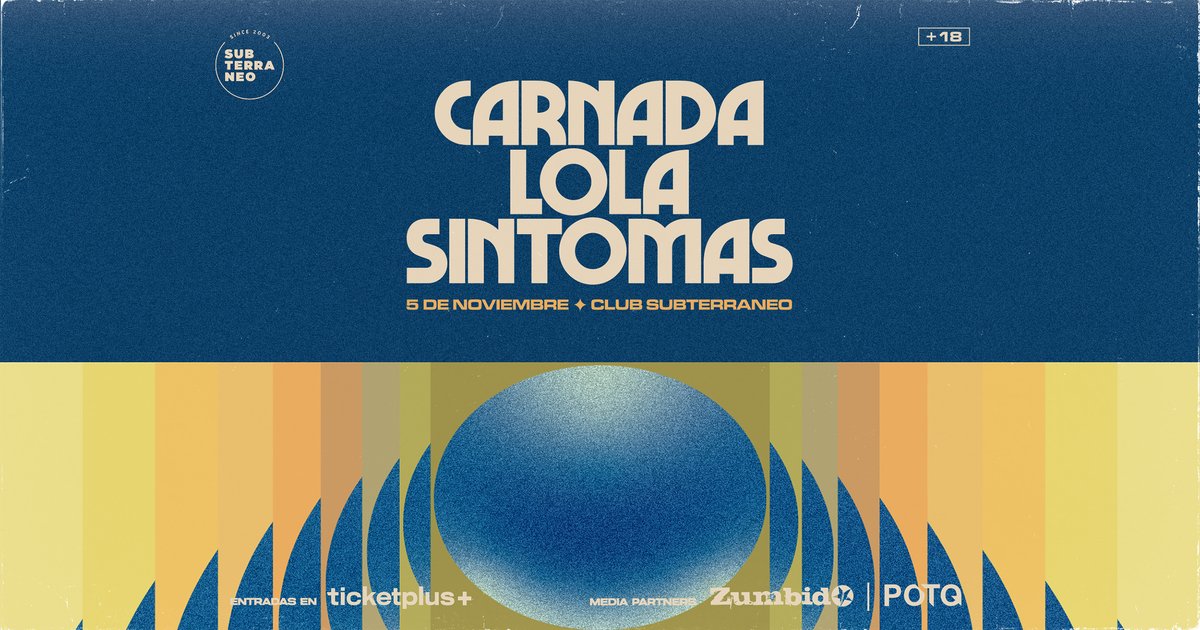 CARNADA ★ JUEVES 05 NOVIEMBRE ★ Club Subterráneo