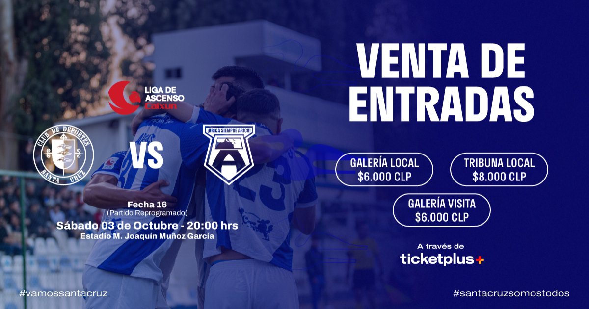 Deportes Santa Cruz vs San Marcos de Arica / Liga de Ascenso Caixun 2026 / Fecha 16