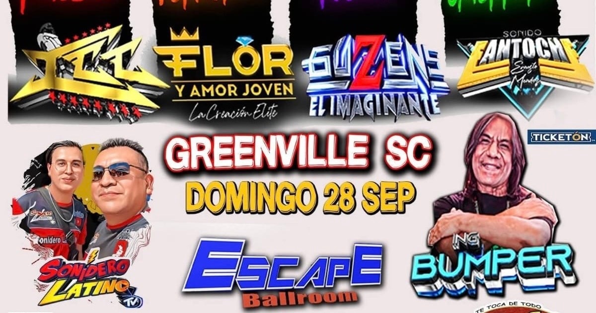 ICC-Flor y Amor Joven-Guzenns Imaginate-Antoch-Sonidero Latino-NG Bumper-GREENVILLE