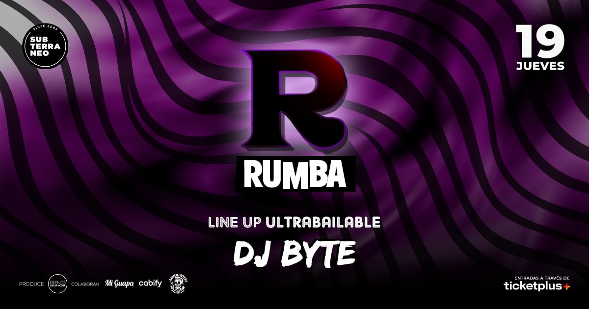 RUMBA Full Ultrabailable ★ JUEVES 19 FEBRERO ★ Club Subterráneo (+21M & +23H)