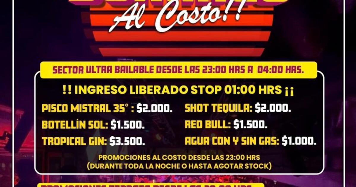 DOMINGO 28 DICIEMBRE🌅 DOMINGO AL CO$TO🥃🍸🍹‼️SUNSET EXTENDED☀️🏖️ + ULTRA BAILABLE HASTA LAS 04 AM💃🪩 INGRESO GRATIS HASTA LAS 01 AM‼️⚠️NOS RESERVAMOS EL DERECHO DE ADMISIÓN⚠️🚹🚺+18 