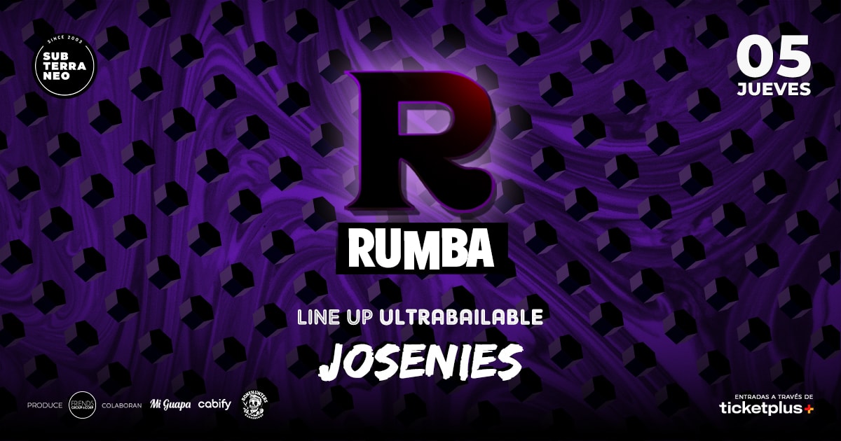 RUMBA Full Ultrabailable ★ JUEVES 05 MARZO ★ Club Subterráneo (+21M & +23H)