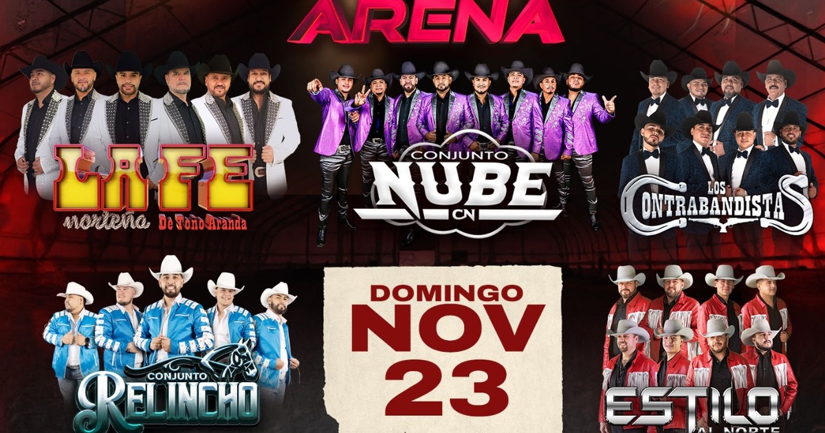 La Fe Nortena de Tono Aranda--Conjunto Nube-Los Contrabandistas-Conjunto Relincho-Estilo al Norte-Tom Bass Arena