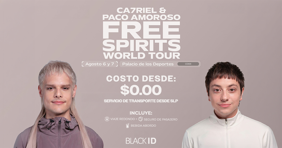 Viaje al show de Ca7riel & Paco Amoroso en CDMX