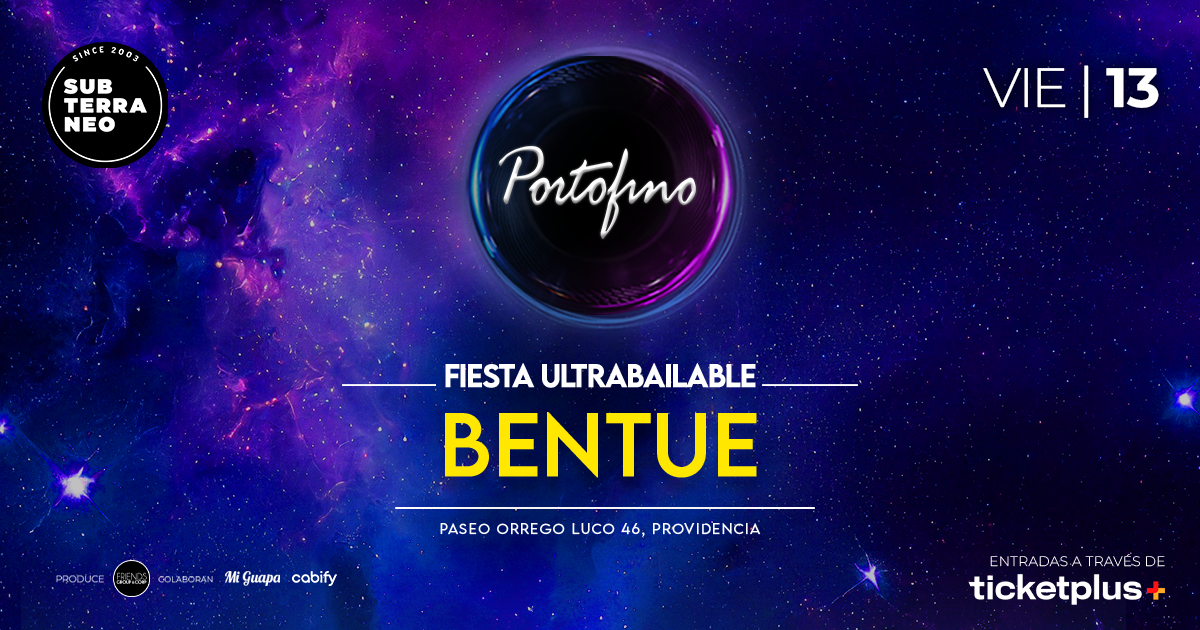 PORTOFINO Full ultrabailable ★ VIERNES 13 NOVIEMBRE ★ Club Subterráneo (+23)