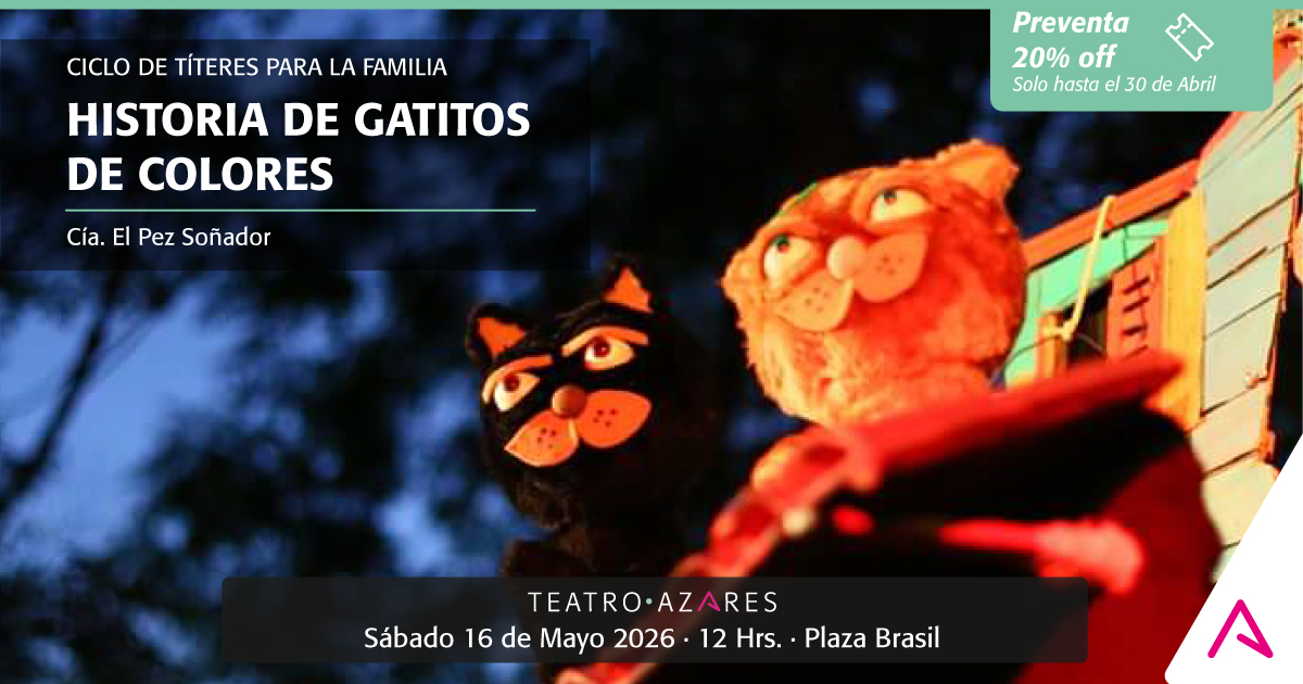 HISTORIA DE GATITOS DE COLORES - CICLO DE TÍTERES PARA LA FAMILIA 2026