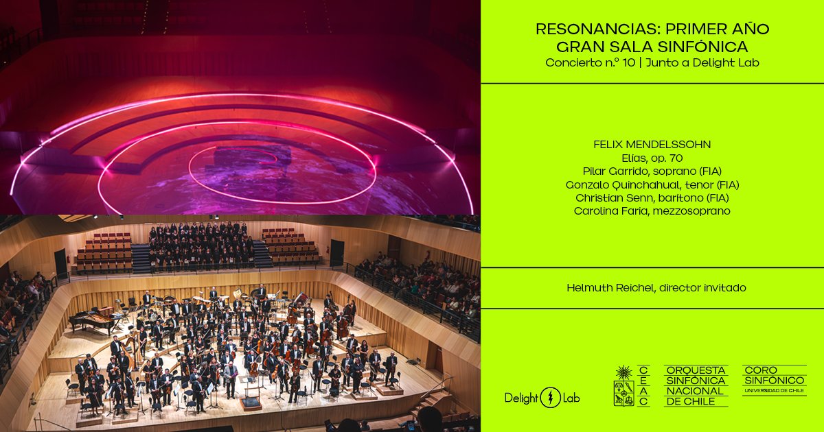  Concierto N° 10 • Resonancias: Primer año Gran Sala Sinfónica