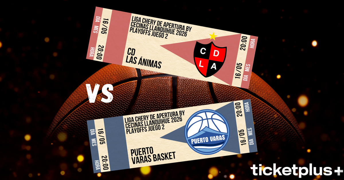 CD Las Animas vs Puerto Varas Basket - Liga Chery de Apertura by Cecinas Llanquihue 2026  - Playoffs Juego 2