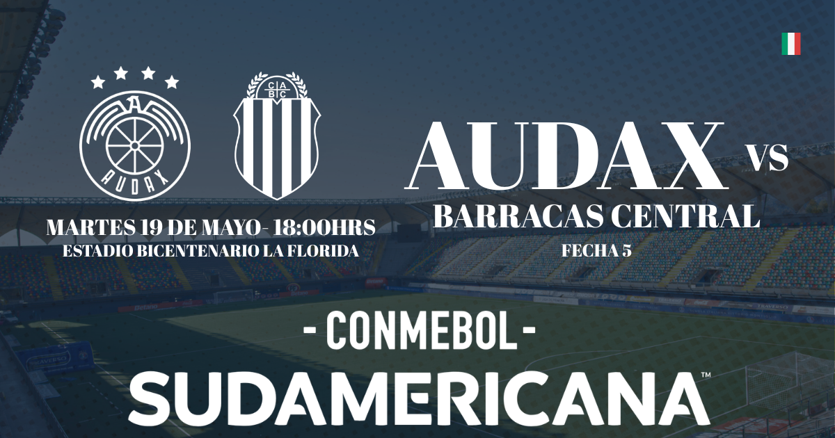 Audax Italiano vs Barracas Central / CONMEBOL Sudamericana / Fecha 5 - Fase de Grupos