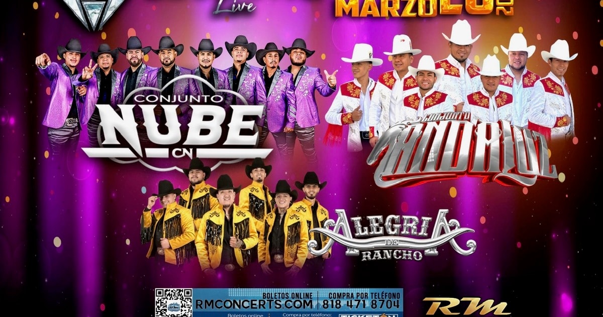 Conjunto Nube-Conjunto Andaluz-Alegria de Rancho-Diamante Live