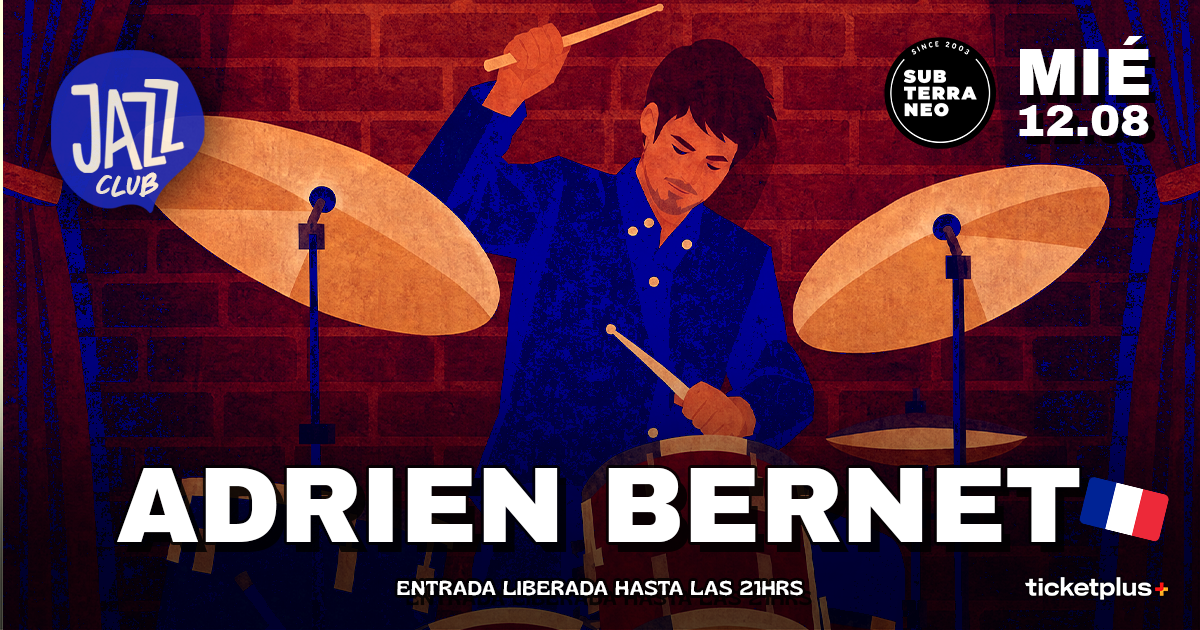 JAZZ CLUB 🎵 MIÉRCOLES 12 AGOSTO ★ Club Subterráneo