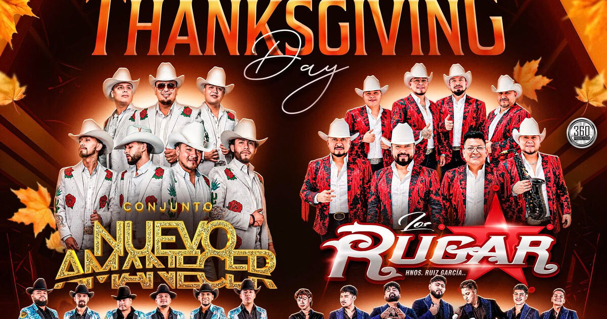 Thanksgiving Day-Conjunto Nuevo Amanecer-Los Rugars-Los Ultimos Del Topochico-Grupo Recio Sax-La Xima del Rio