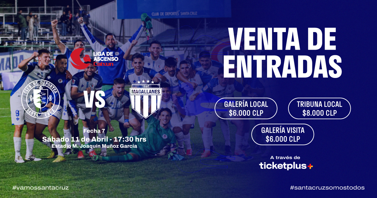 Deportes Santa Cruz vs Magallanes / Liga de Ascenso Caixun 2026