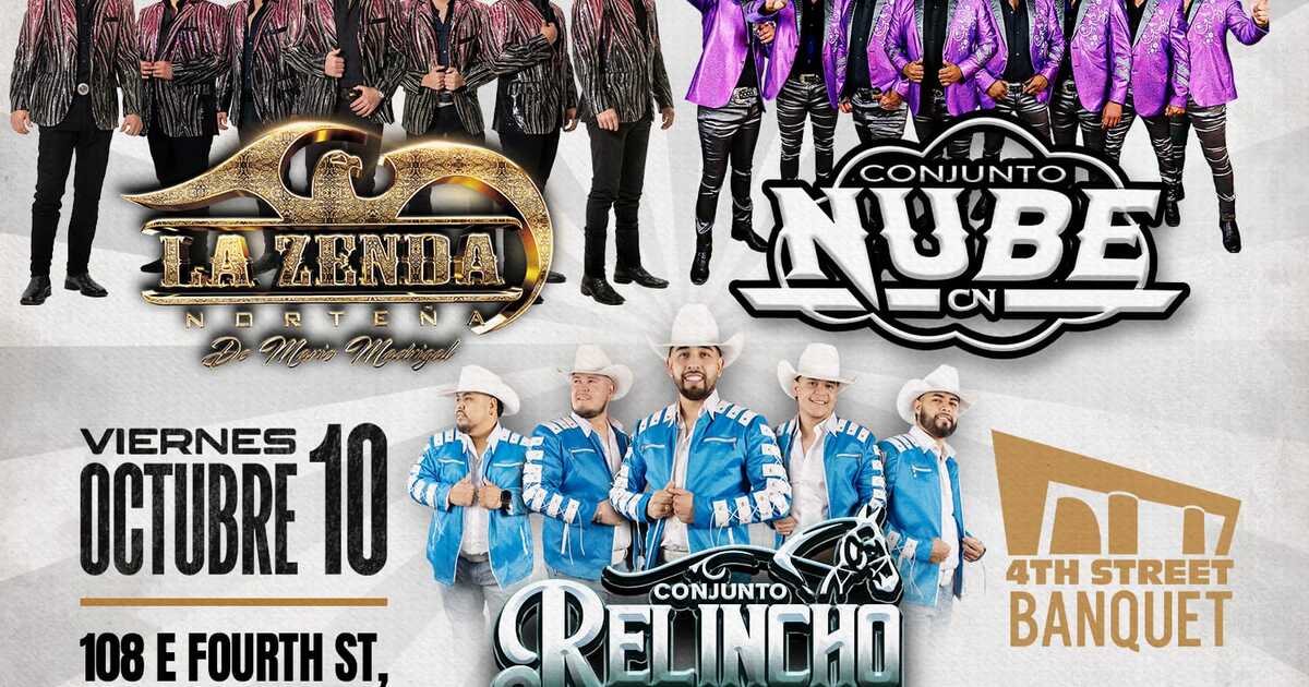 La Zenda Nortena-Conjunto Nube-Conjunto Relincho-4TH Street Banquet