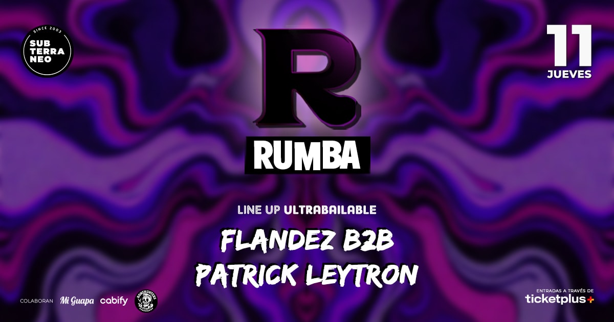 RUMBA Full Ultrabailable ★ JUEVES 11 DICIEMBRE ★ Club Subterráneo (+21M & +23H)