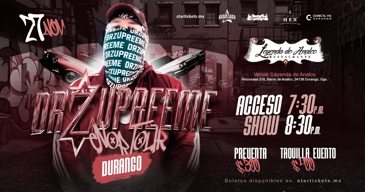 DGO - DR ZUPREEME - NOR TOUR