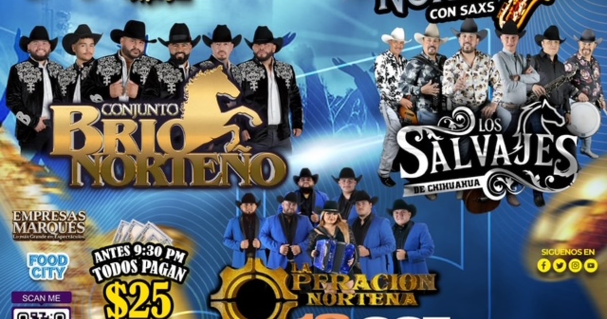  Conjunto Brio Norteno-Los  Salvajes de Chihuahua-La Operacion Nortena-