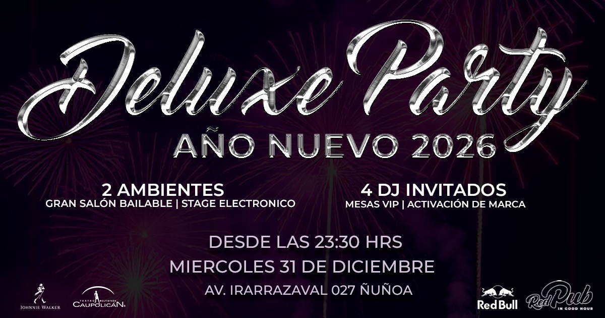  Año nuevo 2026 - Grammy "Deluxe Party 2° edición"
