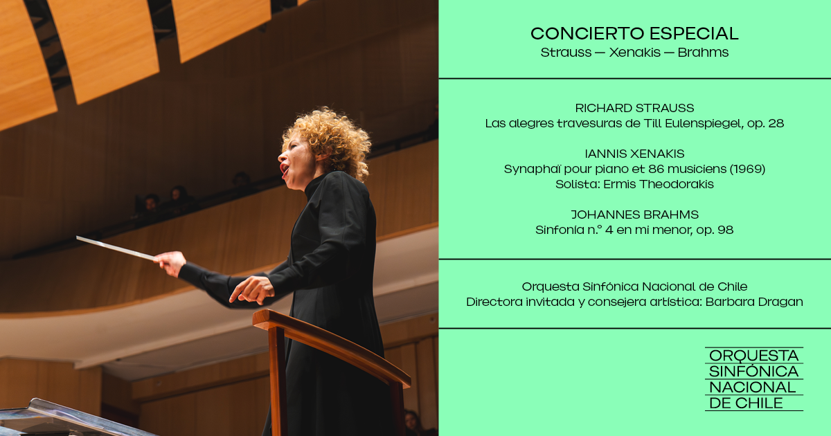  Concierto especial / Strauss - Xenakis - Brahms