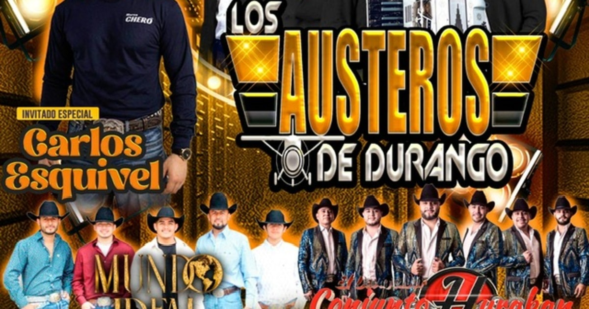 Los Austeros de Durango-Carlos Esquivel-Mundo Ideal-Conjunto Huracan