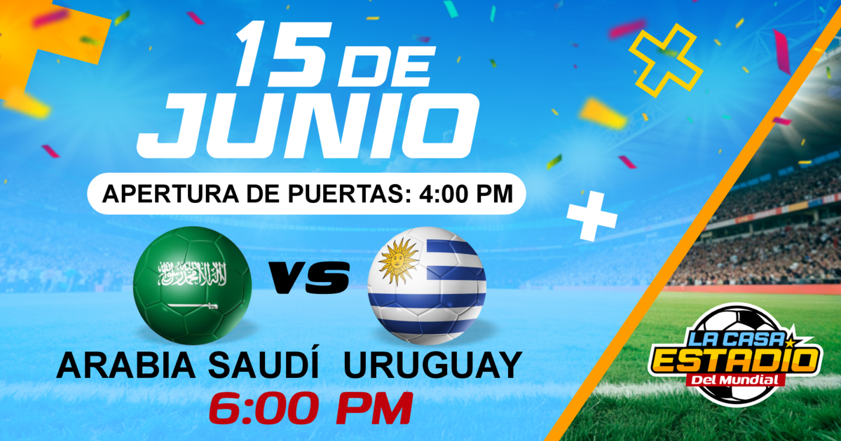 LA CASA ESTADIO DEL MUNDIAL - Arabia Saudi vs Uruguay