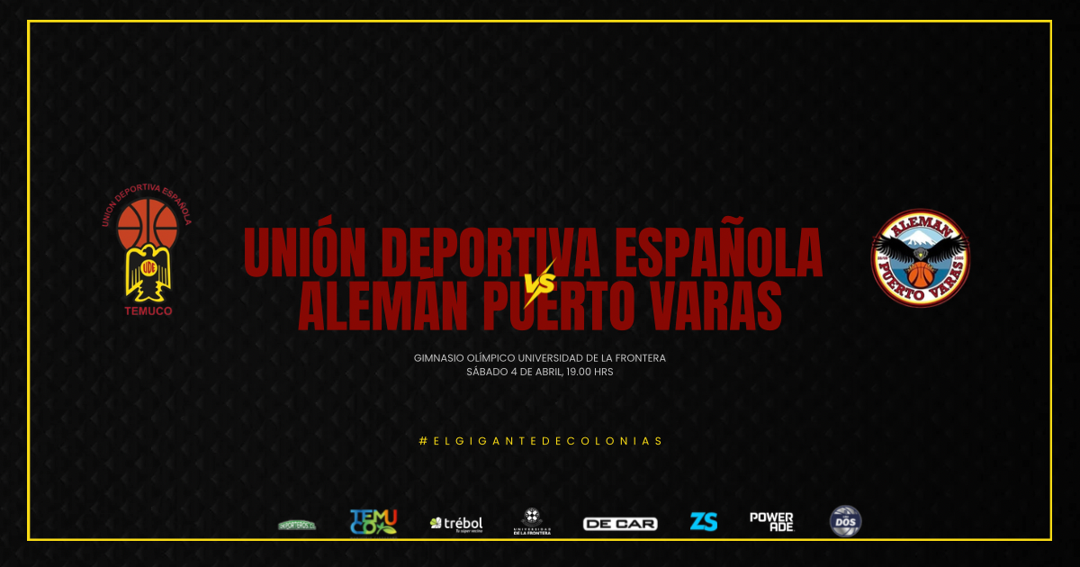 LNB / Liga Chery by Cecinas LLanquihue UDE Temuco vs Alemán Puerto Varas 