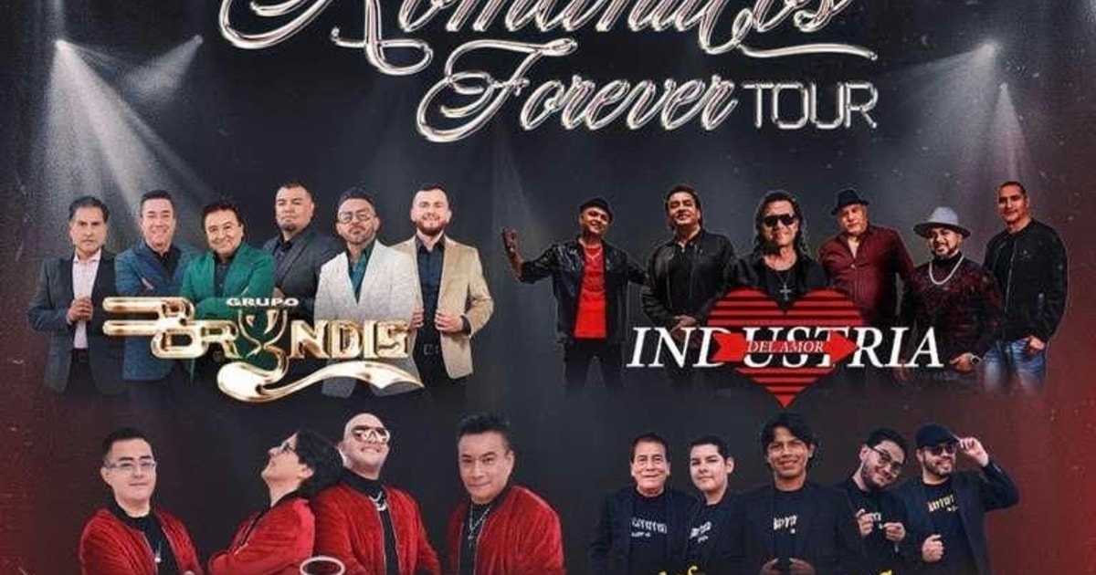  Románticos Forever Tour-Bryndis-Industria del Amor-Los Gamma-Coyote Manco