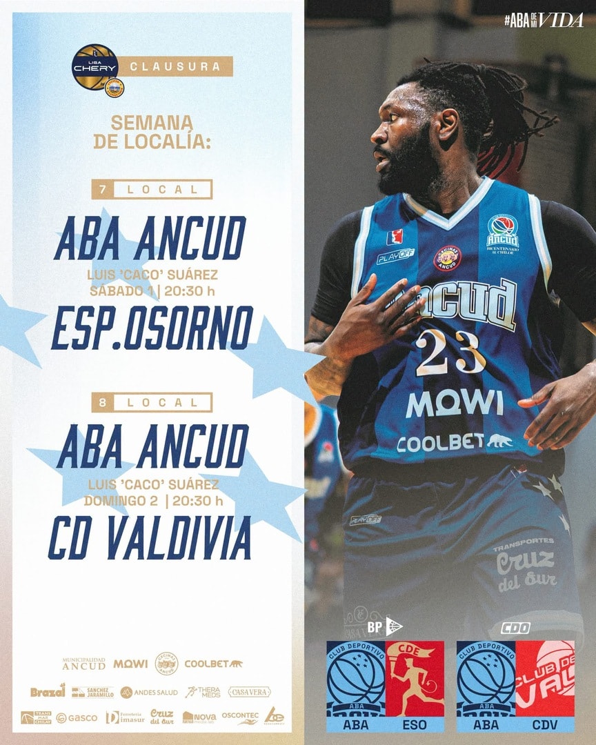 CD ABA Ancud vs CD Valdivia / LNB / Liga CHERY by Cecinas Llanquihue 2026