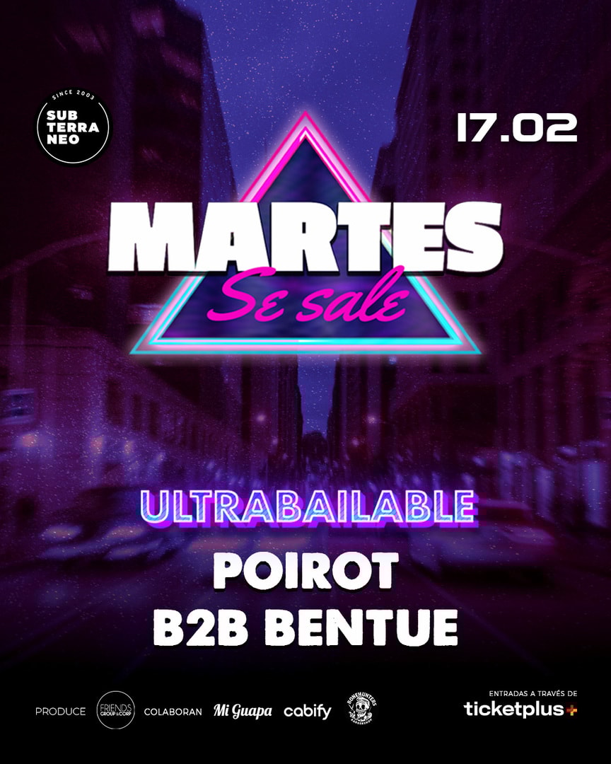 MARTES SE SALE! ★ MARTES 17 FEBRERO ★ Club Subterráneo (+21)