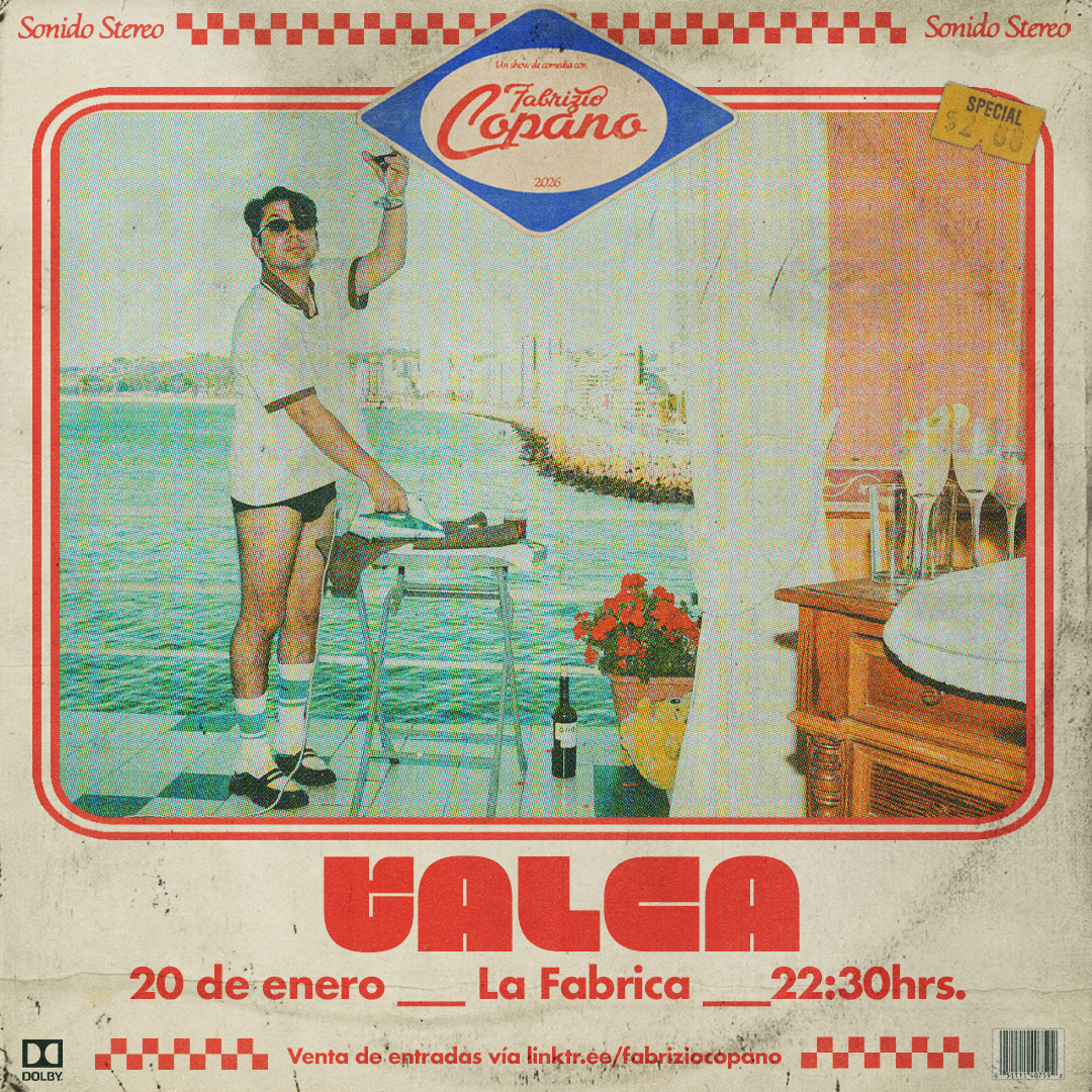 FABRIZIO COPANO / TALCA / LA FABRICA RESTOBAR / 20 ENERO / 22:30 HRS