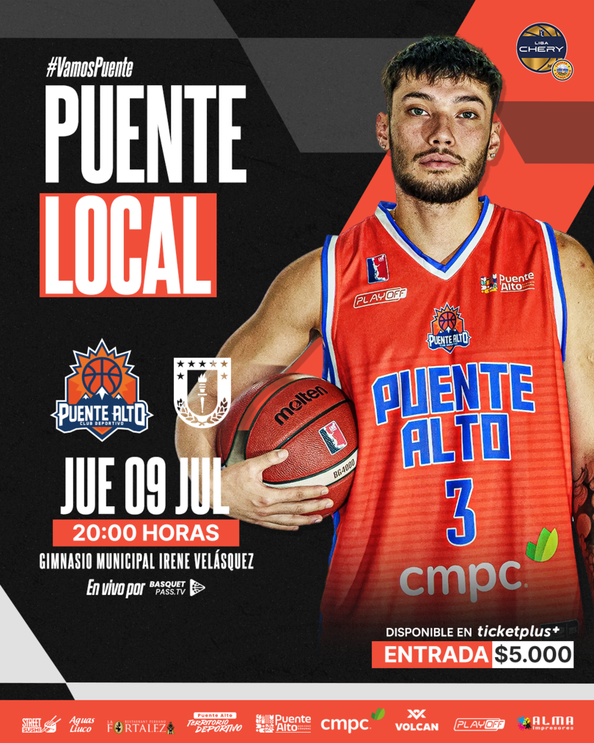 M. Puente Alto vs UDEC / LNB / Liga CHERY by Cecinas Llanquihue / Semana 1 / Fase Zonal
