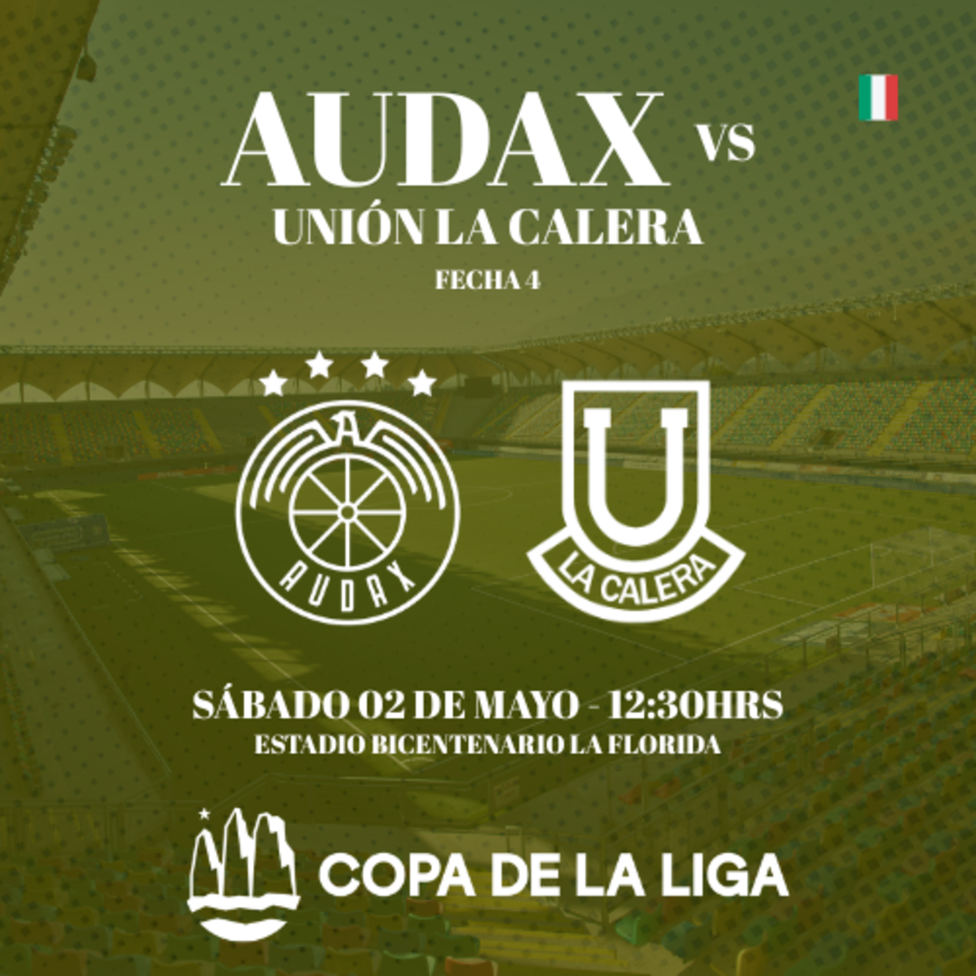 Audax Italiano vs Unión la Calera / Copa de la Liga / Fecha 4