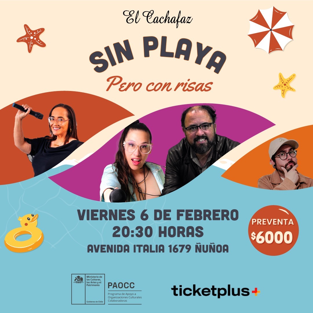 Show de Stand up-Sin Playa pero con Risas- Viernes 6 Febrero 20:30hrs