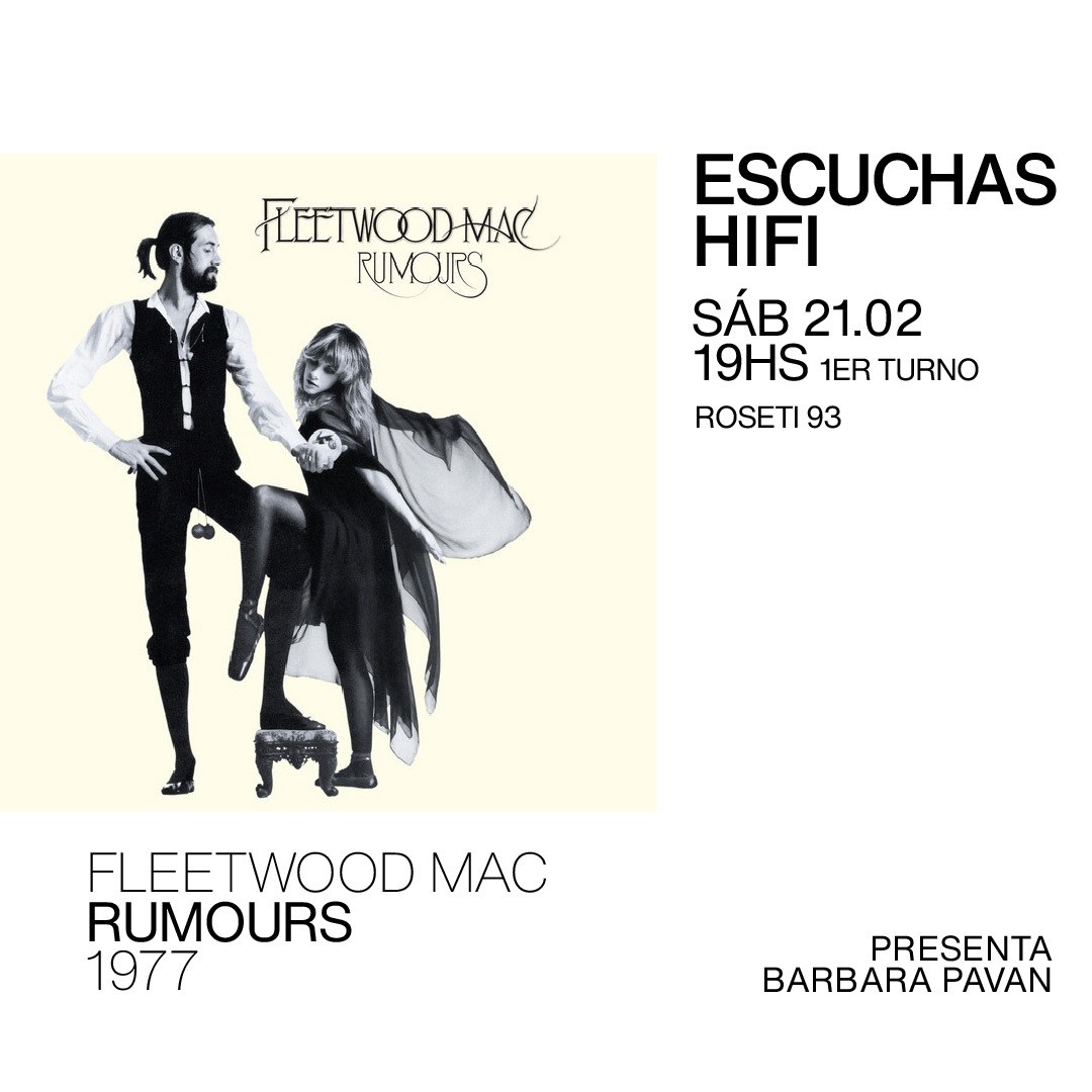 Escuchas HiFI - Rumours - Fleetwood Mac (1977)