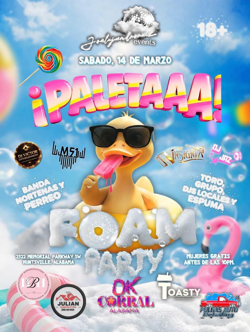 Paletaaa! Foam Party