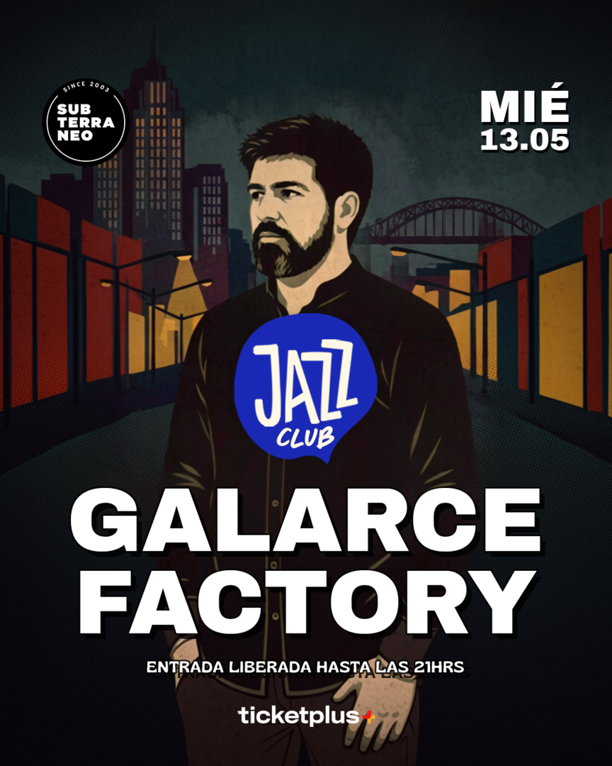 JAZZ CLUB 🎵 MIÉRCOLES 13 MAYO ★ Club Subterráneo 