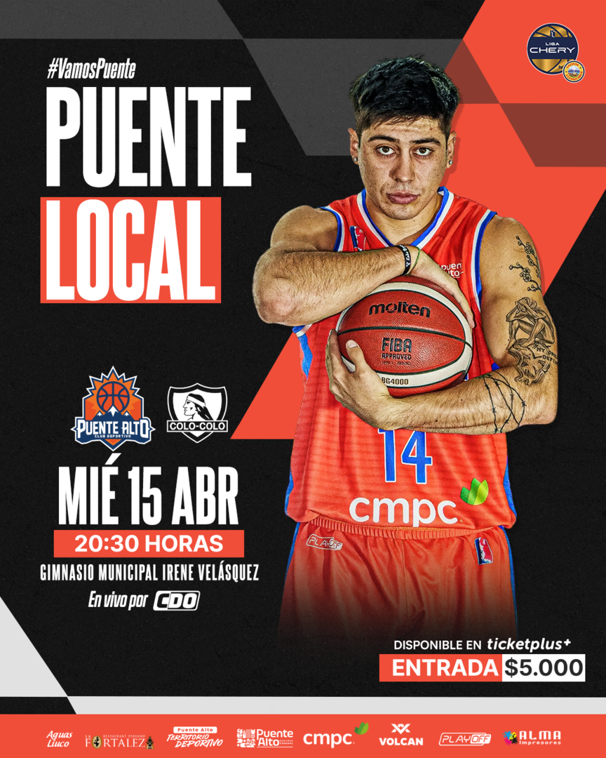 M. Puente Alto vs Colo-Colo / LNB / Liga CHERY by Cecinas Llanquihue / Semana 4