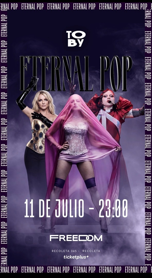 ETERNAL POP - SPOT FREEDOM - SÁBADO 11 DE JULIO 23:00