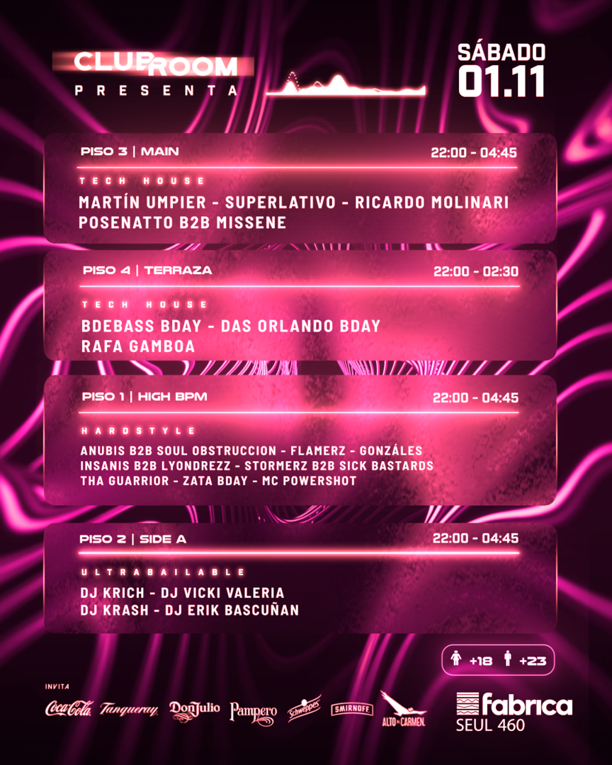 Club Fabrica Presentan @ Sábado 01 Noviembre