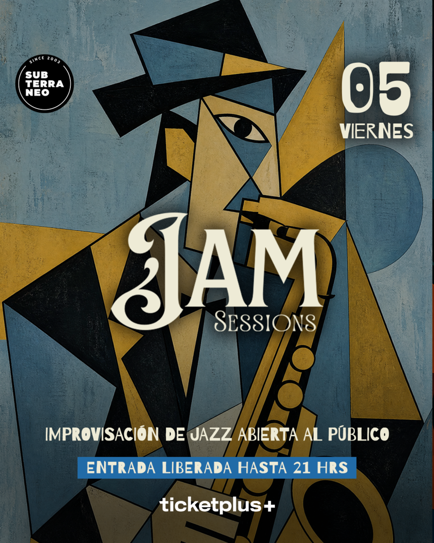 JAM SESSIONS 🎵 VIERNES 05 JUNIO ★ Club Subterráneo 