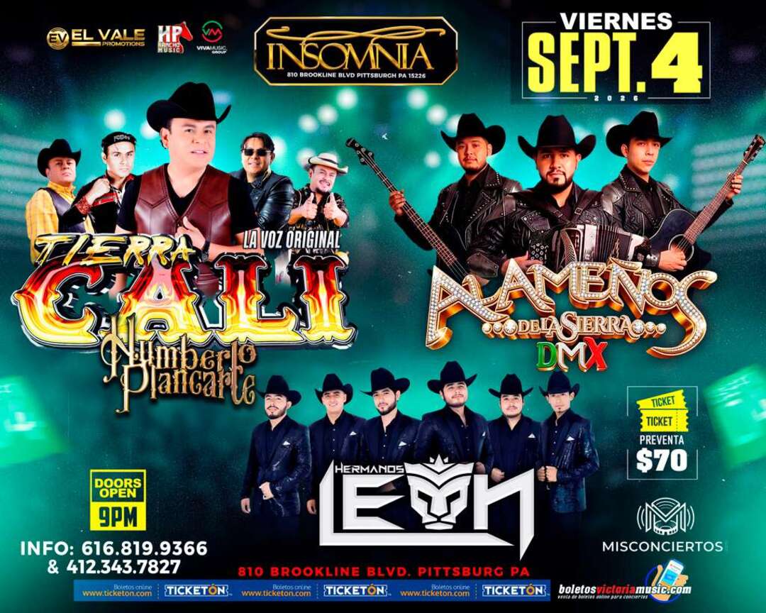 Tierra Cali de Humberto Plancarte-Alamenos de la Sierra DMX-Los Hermanos Leon-Insomnia