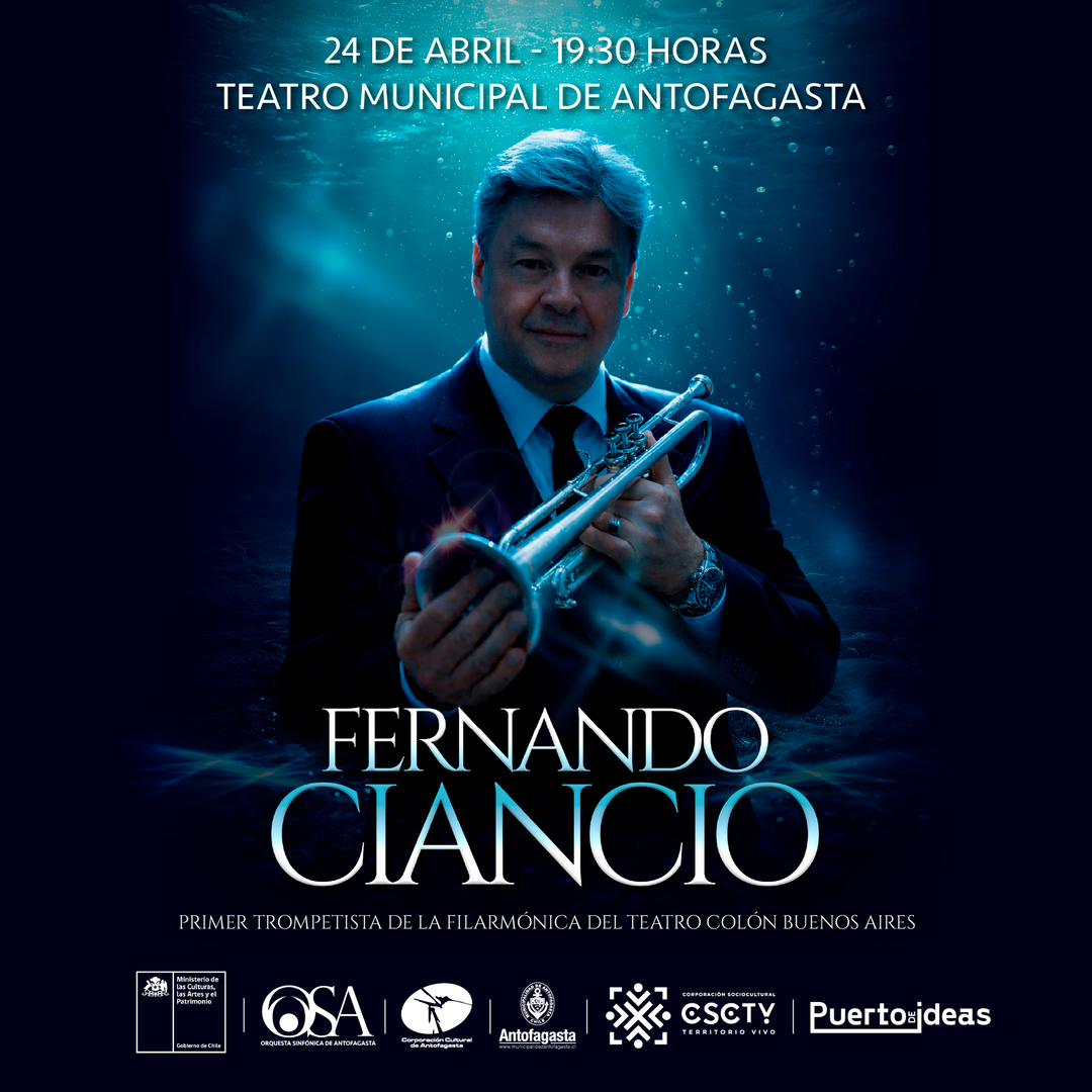 Música desde el Fondo del Mar - Puerto de Ideas 2026 - Orquesta Sinfónica de Antofagasta 