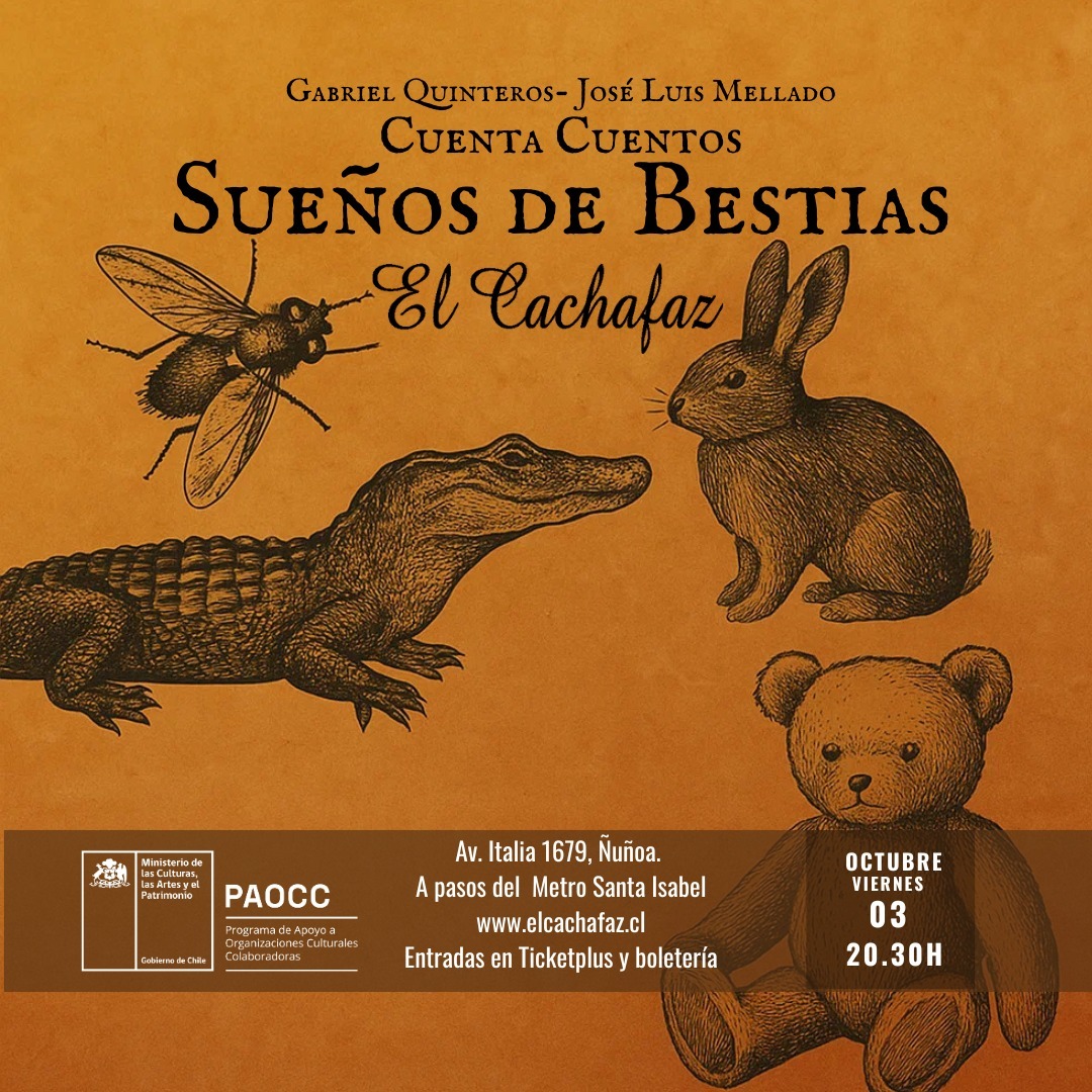 Relatos Caóticos-Cuenta CuentosViernes 3 de Octubre 20:30 hrs