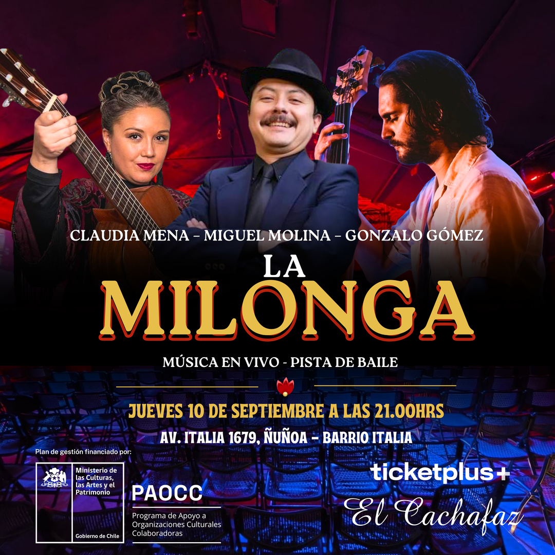 Milonga Jueves 10 Septiembre 21hrs 
