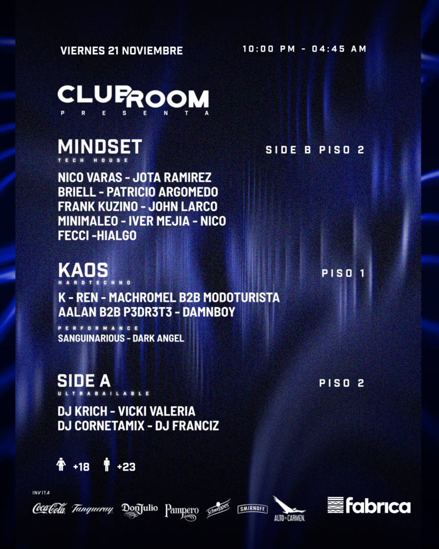 Clubroom Presenta @ Viernes 21 Noviembre