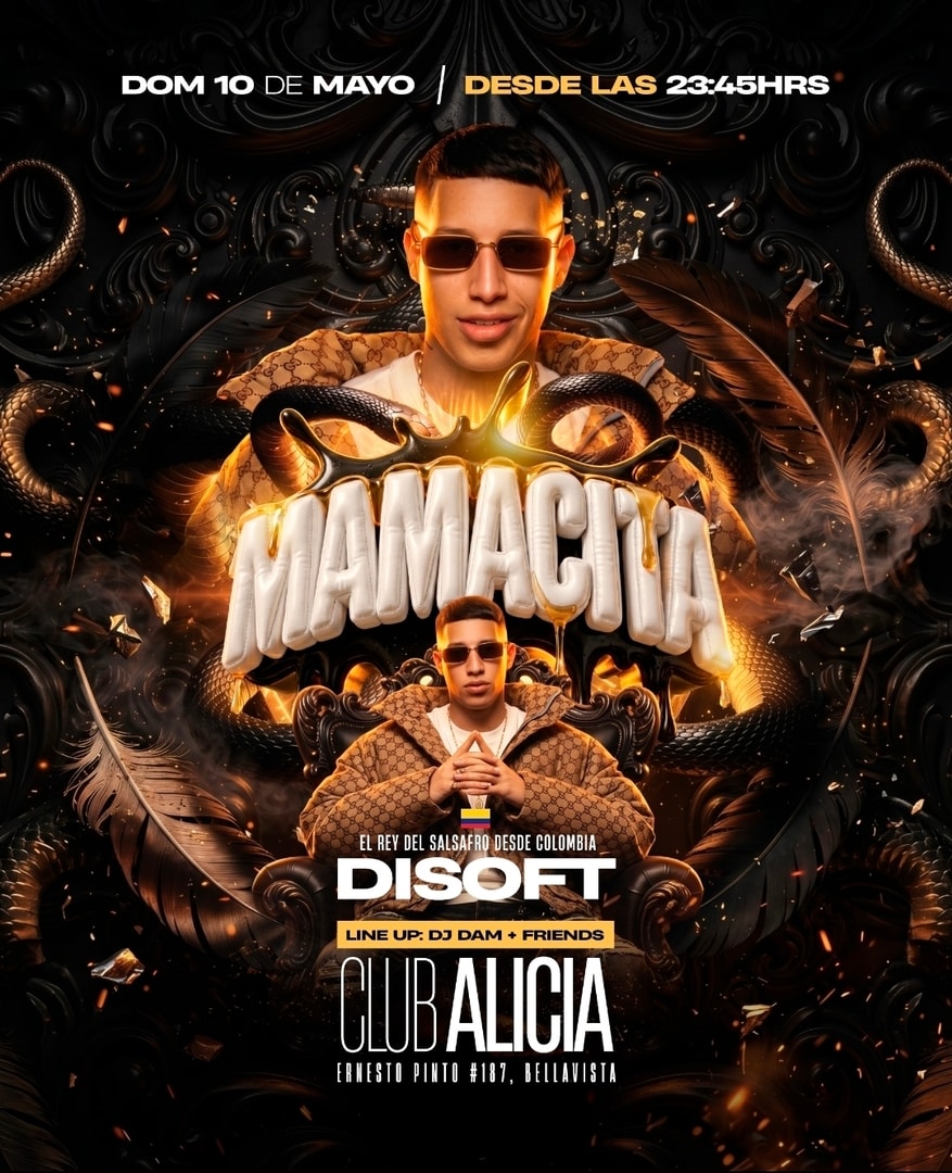 MAMACITA  SHOW EN VIVO DISOFT - CLUB ALICIA -10 DE MAYO - 23:00