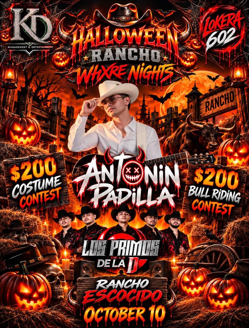 Armando's-Halloween Rancho Whxre Night-Antonin Padilla-Los Primos de la D-