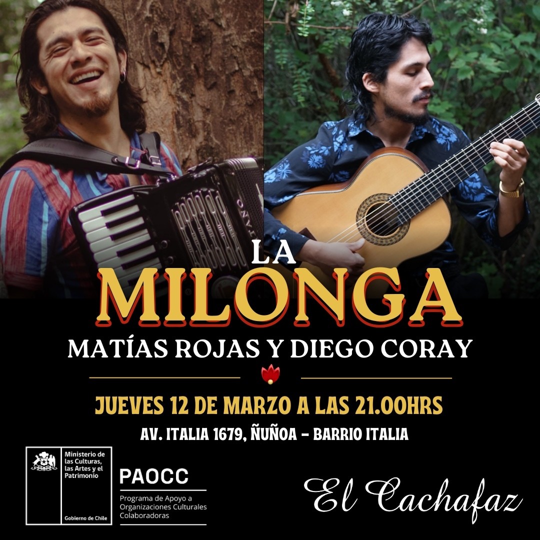 Milonga Jueves 12 Marzo 21hrs 